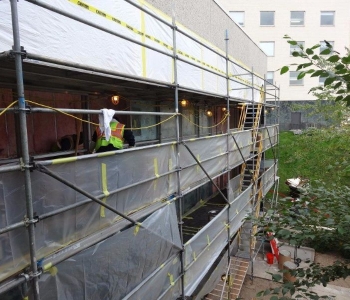 Abatement poly scaffold